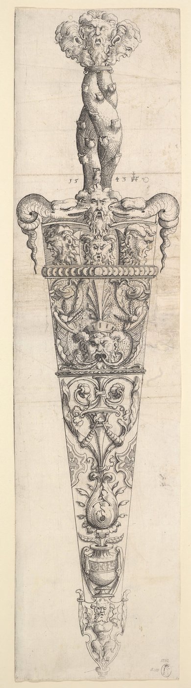 Design pro dýku a pochvu, 1543. od Augustin Hirschvogel