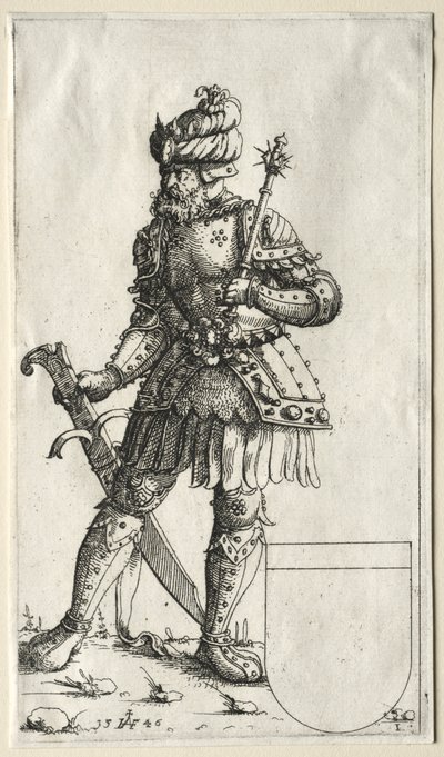 Zikmund II., král polský od Augustin Hirschvogel