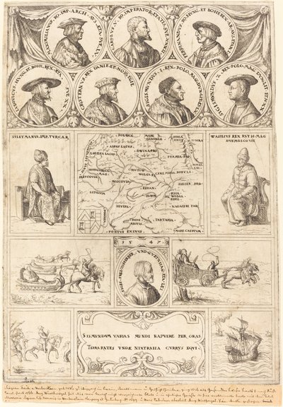 Sigismund von Herberstein od Augustin Hirschvogel