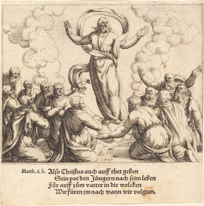 Nanebevstoupení od Augustin Hirschvogel