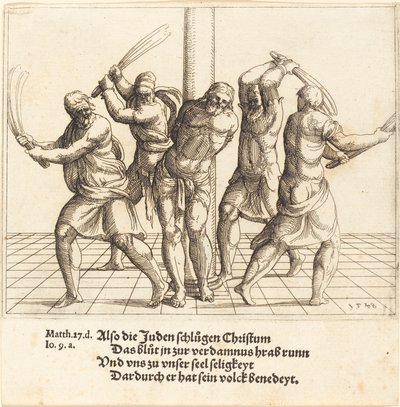 Bičování, 1548. od Augustin Hirschvogel