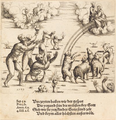 Poslední soud, 1549. od Augustin Hirschvogel