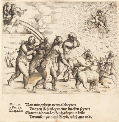 Poslední soud, 1549. od Augustin Hirschvogel