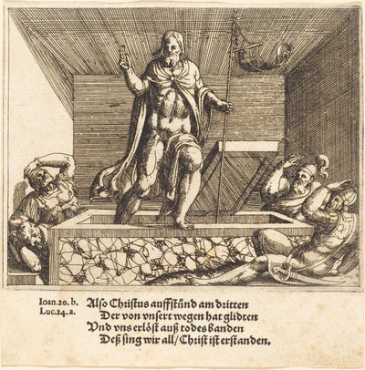 Vzkříšení od Augustin Hirschvogel