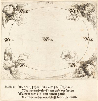 Běda je vyřčena na žádostivosti, 1549. od Augustin Hirschvogel