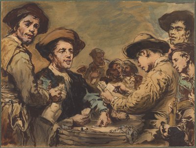 Hráči karet od Augustin Théodule Ribot
