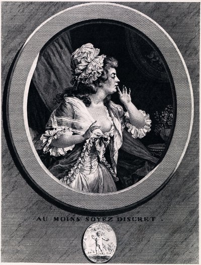 Buďte alespoň diskrétní!, 1789 od Augustin de Saint Aubin