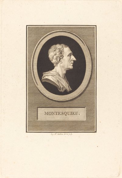 Charles Louis de Secondat Montesquieu od Augustin de Saint Aubin