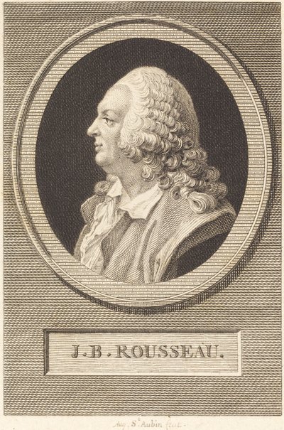Jean-Baptiste Rousseau von Augustin de Saint Aubin