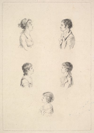 The Renouard Family The Renouard Family, 1801. od Augustin de Saint Aubin