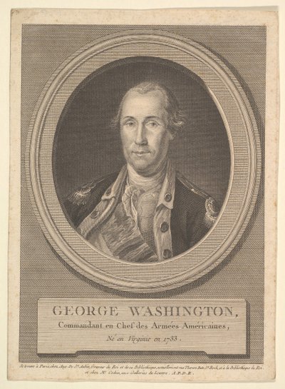 Portrét George Washingtona, srpen 1836. od Augustin de Saint Aubin