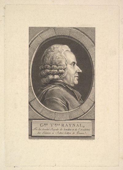 Portrét Guillaume-Thomas Raynal, 1773. od Augustin de Saint Aubin