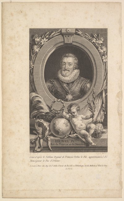 Portrét Jindřicha IV., 1777. od Augustin de Saint Aubin