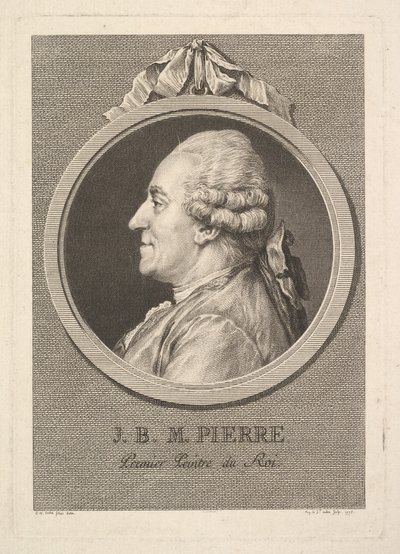 Portrét Jean-Baptiste-Marie Pierra, 1775. od Augustin de Saint Aubin