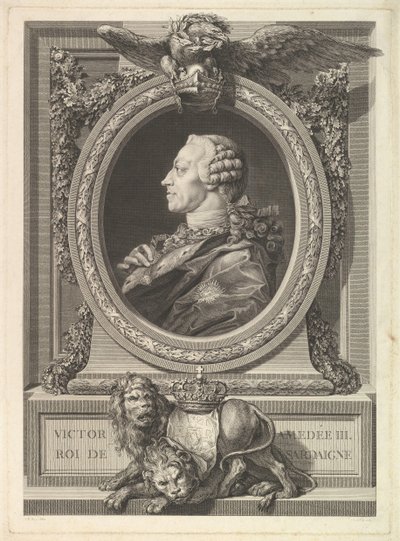 Portrét Viktora Amadea III., krále Sardinie, 1777. od Augustin de Saint Aubin