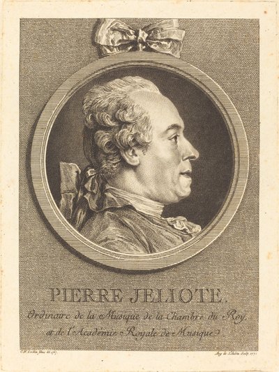 Pierre Jeliote od Augustin de Saint Aubin after Charles Nicolas Cochin II