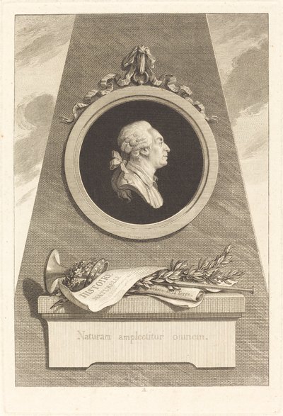 hrabě z Buffona od Augustin de Saint Aubin after Piat Joseph Sauvage
