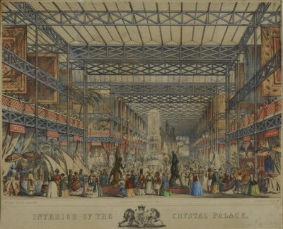 Interiér Crystal Palace, 1851 od Augustus Butler