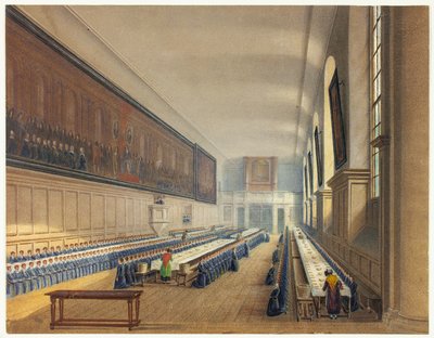 Hala Kristovy nemocnice od Augustus Charles Pugin