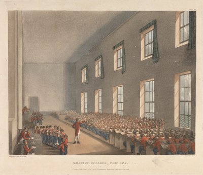 Vojenská vysoká škola, Chelsea od Augustus Charles Pugin
