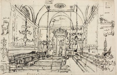Studie pro Sněmovnu lordů od Augustus Charles Pugin