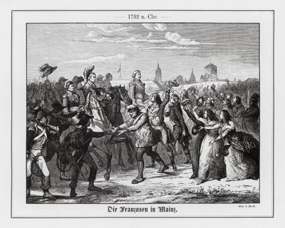 Vstup francouzských vojsk do Mohuče od Augustus J. Beck