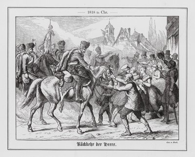 Návrat pruské armády po okupaci Francie od Augustus J. Beck