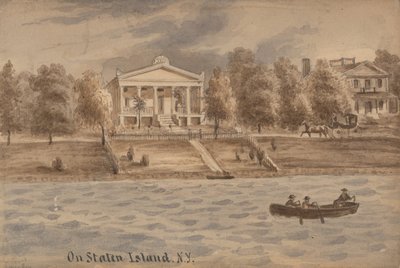 Inner Bay, Staten Island, New York, ca. 1872. od Augustus Kollner