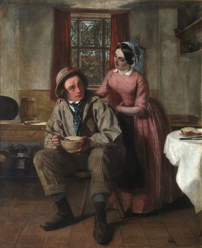 Charles Dickens v postavě sira Charlese Coldstreama, kolem roku 1850 od Augustus Leopold Egg