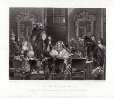 George Villiers, vévoda z Buckinghamu od Augustus Leopold Egg