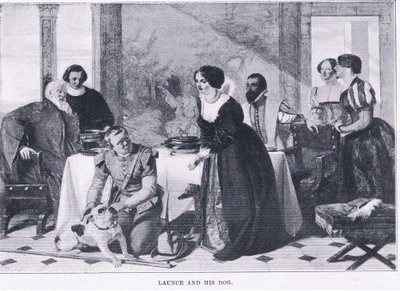 Launce a jeho pes, z The Magazine of Art 1893, Cassell and Company od Augustus Leopold Egg