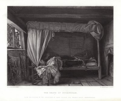 Smrt Buckinghama od Augustus Leopold Egg