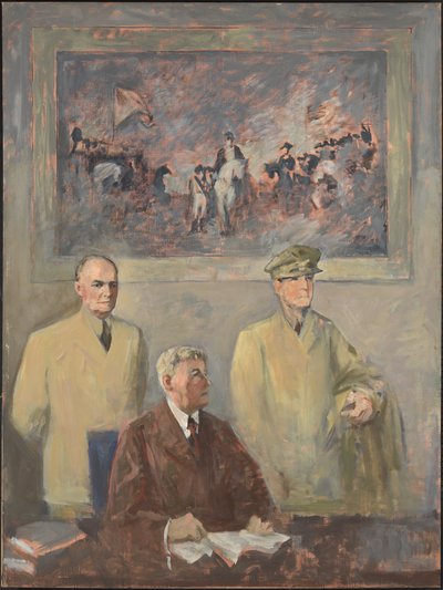 Vrchní velení - levý panel, 1947-1949. od Augustus Vincent Tack