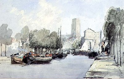 Dordrecht (kresba) od Augustus Wall Callcott