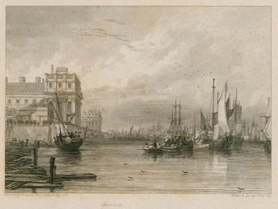 Greenwich, Londýn od Augustus Wall Callcott