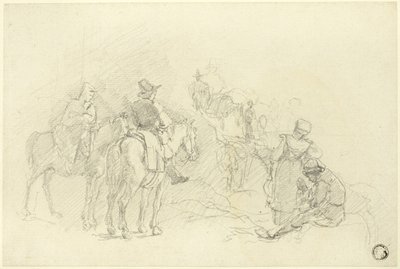 Odpočívající cestující od Augustus Wall Callcott