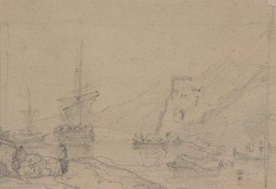Studie kompozice (kresba) od Augustus Wall Callcott