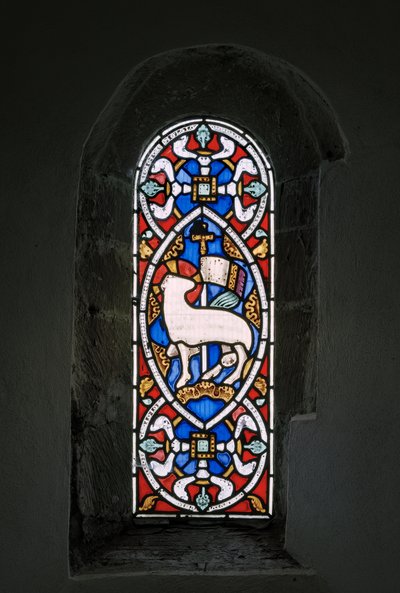 Agnus Dei, The Lamb Of God, 1849 (vitráže) od Augustus Welby Northmore Pugin