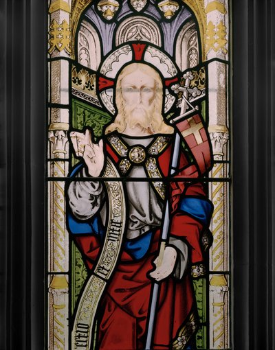 Christ Blessing, detail, 1851 (vitráže) od Augustus Welby Northmore Pugin