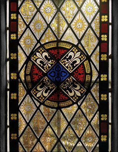 Klášterní okno, detail, 1846 (vitráže) od Augustus Welby Northmore Pugin