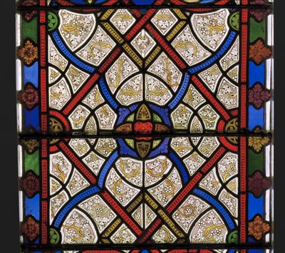 Východní okno, detail, 1849 (vitráže) od Augustus Welby Northmore Pugin