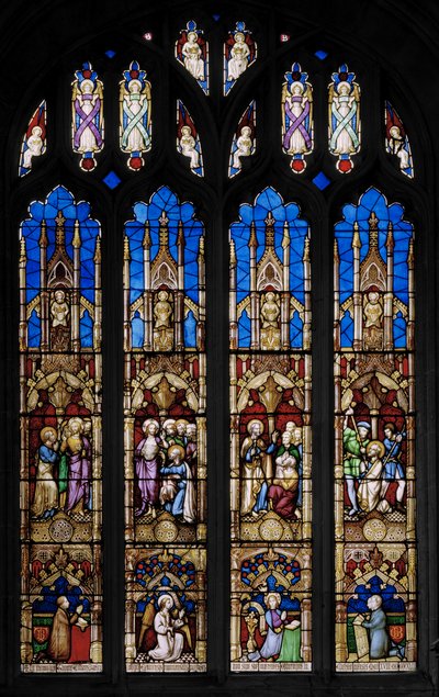 Události v životě svatého Tomáše apoštola, kolem roku 1843 (vitráže) od Augustus Welby Northmore Pugin