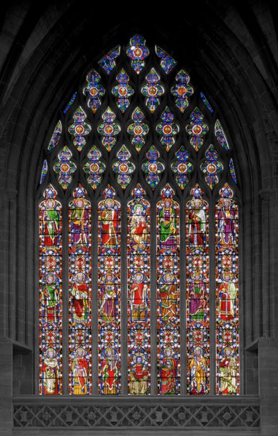 Jesseho strom, 1848 (vitráže) od Augustus Welby Northmore Pugin
