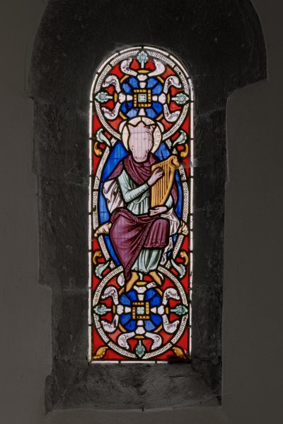 Král David, 1849 (vitráže) od Augustus Welby Northmore Pugin
