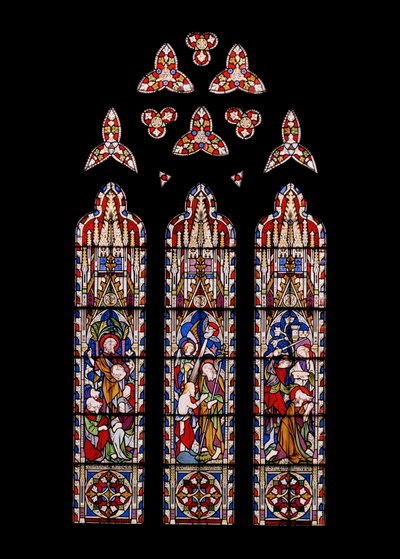 Život svatého Jana Křtitele, 1852 (vitráž) od Augustus Welby Northmore Pugin