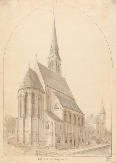 Naše požehnaná paní a svatý Tomáš z Canterbury, Dudley: Perspektiva od Augustus Welby Northmore Pugin