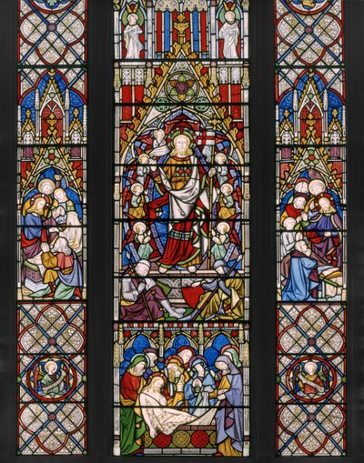Témata vzkříšení, detail, 1850 (vitráž) od Augustus Welby Northmore Pugin