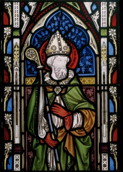 Svatý David, detail (vitráže) od Augustus Welby Northmore Pugin