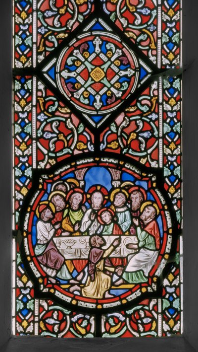 Umučení Krista, východní okno, detail, 1848-50 (vitráže) od Augustus Welby Northmore Pugin