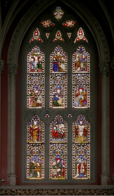 Typy s Anti-Typy, 1846 (barevné sklo) od Augustus Welby Northmore Pugin
